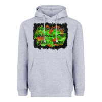 Heather Grey halloween leopard lines background Heavyweight Hoodie - BundleAndBundleShop