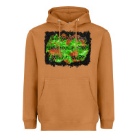 Meerkat halloween leopard lines background Heavyweight Hoodie - BundleAndBundleShop