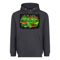 Smoke halloween leopard lines background Heavyweight Hoodie - BundleAndBundleShop
