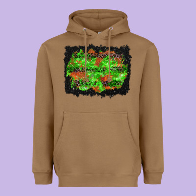 Halloween Leopard Lines Background Heavyweight Hoodie Designed By Bundleandbundleshop