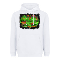 White halloween leopard lines background Heavyweight Hoodie - BundleAndBundleShop
