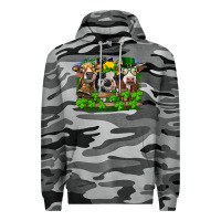 Slate Camo St patrick's day heifers Premium Hoodie - RanaPortraitStore