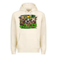 Tofu St patrick's day heifers Premium Hoodie - RanaPortraitStore