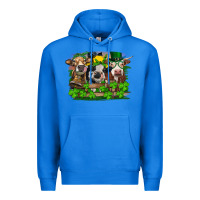 True Royal St patrick's day heifers Premium Hoodie - RanaPortraitStore