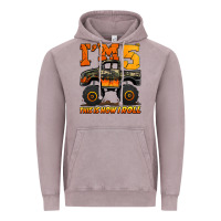 Vintage Zinc i'm five this is how i roll monster truck birthday Vintage Hoodie - Jasminsmagicworld