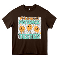 Chocolate Brown professional patience Heavy Core Tee - MaliasSmallBusiness