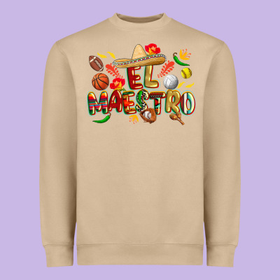Cinco De Mayo El Maestro Heavyweight Sweatshirt Designed By Cowgirlartshop