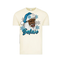 Vintage Arctic winter christmas african american santa believe Vintage Tee - RanaPortraitStore