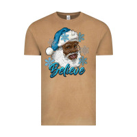 Vintage Camel winter christmas african american santa believe Vintage Tee - RanaPortraitStore