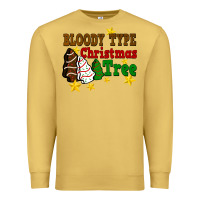 Bloody Type Christmas Tree Premium Sweatshirt | Teevron