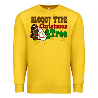 Lemon Bloody Type Christmas Tree Premium Sweatshirt - FaDigitalArtStudio