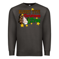 Smoke Bloody Type Christmas Tree Premium Sweatshirt - FaDigitalArtStudio