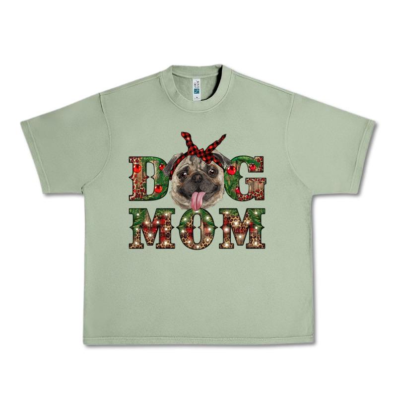 Christmas Dog Mom Urban Heavy Tee by RanaPortraitStore | Teevron