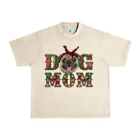 Sandshell Christmas Dog Mom Urban Heavy Tee - RanaPortraitStore