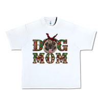 White Christmas Dog Mom Urban Heavy Tee - RanaPortraitStore