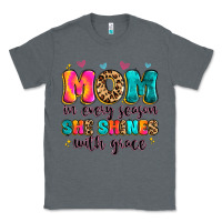Charcoal Heather mom in every season she shines with grace Classic Tee - Artiststas