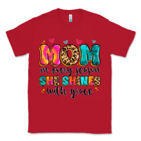 Red mom in every season she shines with grace Classic Tee - Artiststas