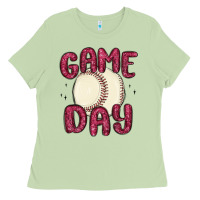 Matcha game day baseball Ladies Tee - MaliasSmallBusiness