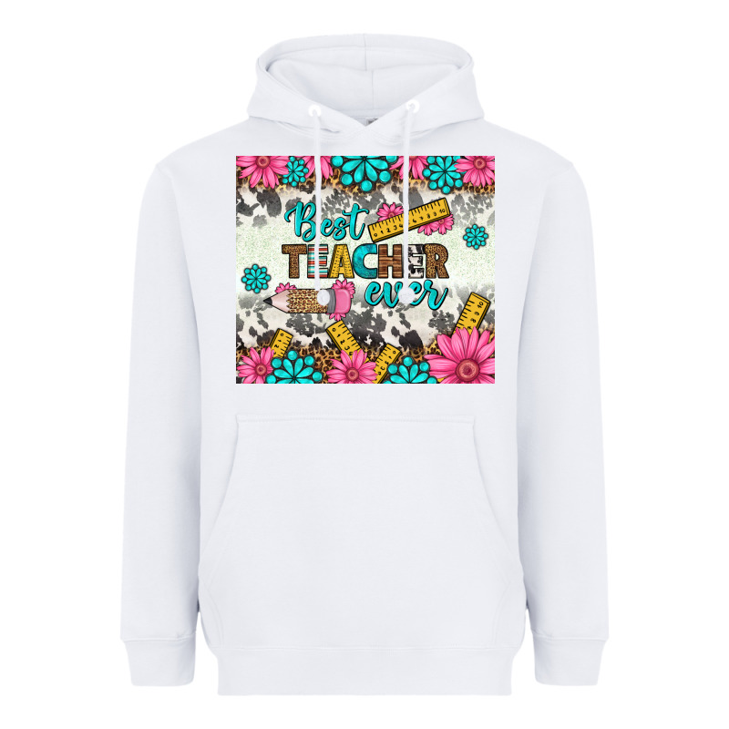 Best Teacher Ever Tumbler Heavyweight Hoodie by BundleAndBundleShop | Teevron