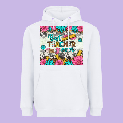 Best Teacher Ever Tumbler Heavyweight Hoodie Designed By Bundleandbundleshop