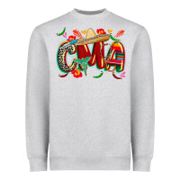 Heather Grey cinco de mayo cma Heavyweight Sweatshirt - CowGirlArtShop