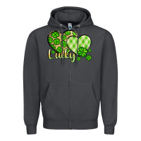 Smoke St. Patrick's Lucky hearts Zipper Hoodie - OliviaCreatesArt