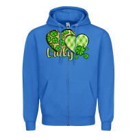 True Royal St. Patrick's Lucky hearts Zipper Hoodie - OliviaCreatesArt