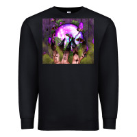 Black witch hand tumbler Premium Sweatshirt - BundleAndBundleShop