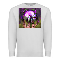 Dove Grey witch hand tumbler Premium Sweatshirt - BundleAndBundleShop
