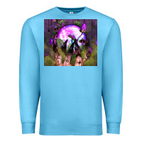 Ocean Blue witch hand tumbler Premium Sweatshirt - BundleAndBundleShop