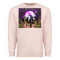Pale Pink witch hand tumbler Premium Sweatshirt - BundleAndBundleShop