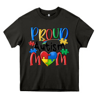 Asphalt proud autism mom Heavy Core Tee - MaliasSmallBusiness