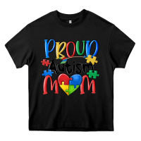 Black proud autism mom Heavy Core Tee - MaliasSmallBusiness
