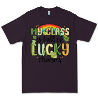 Plum my class is full of lucky charms Premium Tee - MaliasSmallBusiness