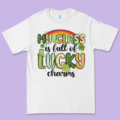 My Class Is Full Of Lucky Charms Premium Tee Designed By Maliassmallbusiness