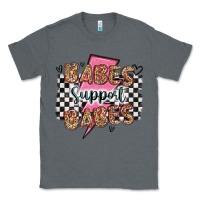 Charcoal Heather babes support babes Classic Tee - Artiststas