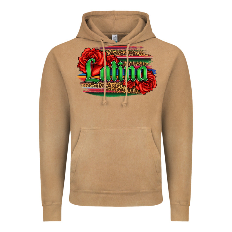 Latina With Serape And Roses Vintage Hoodie by Jasminsmagicworld | Teevron