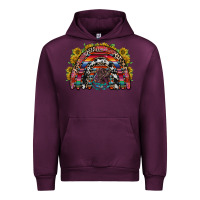 Mauve Wine mexican rainbow Urban Hoodie - RacoonDesign