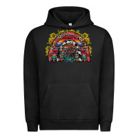 Pigment Black mexican rainbow Urban Hoodie - RacoonDesign