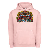 Pigment Salmon mexican rainbow Urban Hoodie - RacoonDesign