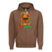 Chestnut My first cinco de mayo Zipper Hoodie - FaDigitalArtStudio