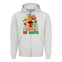 Dove Grey My first cinco de mayo Zipper Hoodie - FaDigitalArtStudio