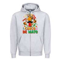 Heather Grey My first cinco de mayo Zipper Hoodie - FaDigitalArtStudio