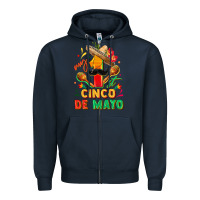 Navy My first cinco de mayo Zipper Hoodie - FaDigitalArtStudio