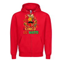 Red My first cinco de mayo Zipper Hoodie - FaDigitalArtStudio