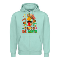 Seafoam My first cinco de mayo Zipper Hoodie - FaDigitalArtStudio