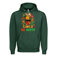 Sports Green My first cinco de mayo Zipper Hoodie - FaDigitalArtStudio