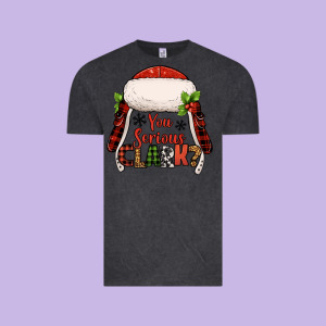 Western You Serious Clark Christmas Vintage Tee Designed By Jasminsmagicworld