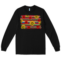 Black Mexico Brushstroke Long Sleeve Tee - texasbilliewilder