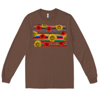 Chestnut Mexico Brushstroke Long Sleeve Tee - texasbilliewilder